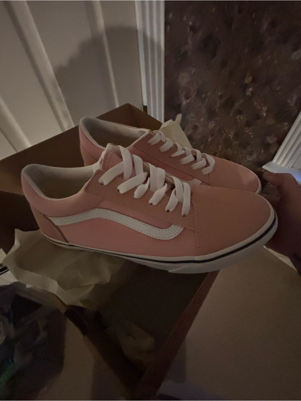 Vans Pink Old Skool Style Size 6.5